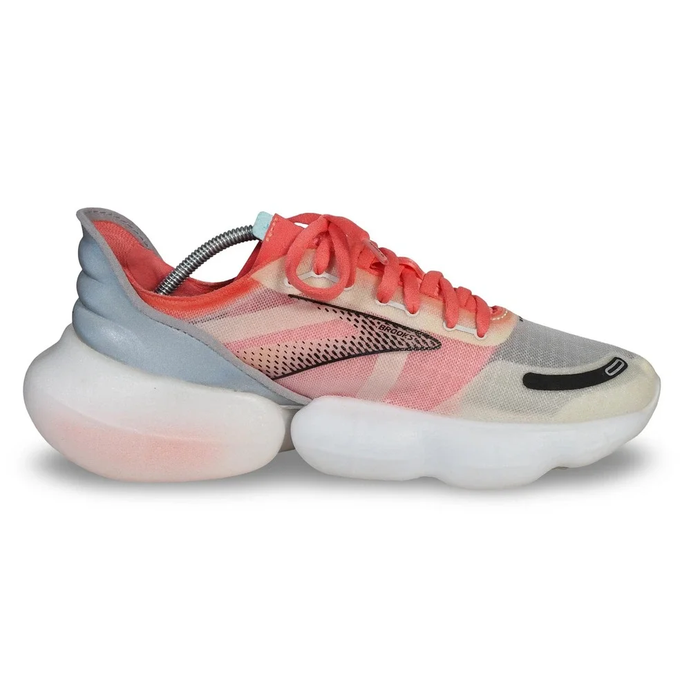 Brooks Aurora-BL Performance Running Shoes Womens 9.5 White Coral 1203541B068